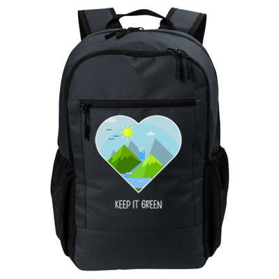 Earth Day Gift Keep It Green Save Planet Funny Gift Daily Commute Backpack