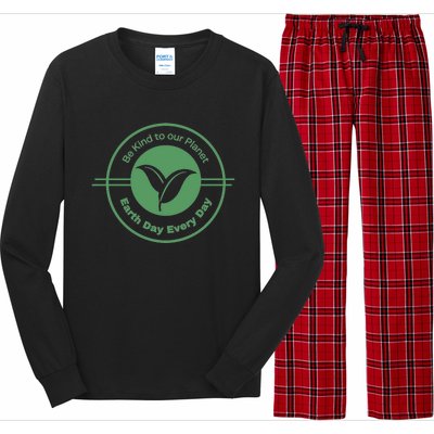 Earth Day Greener Earth Be Kind To Our Planet Eco Friendly Great Gift Long Sleeve Pajama Set