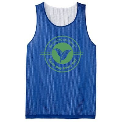 Earth Day Greener Earth Be Kind To Our Planet Eco Friendly Great Gift Mesh Reversible Basketball Jersey Tank