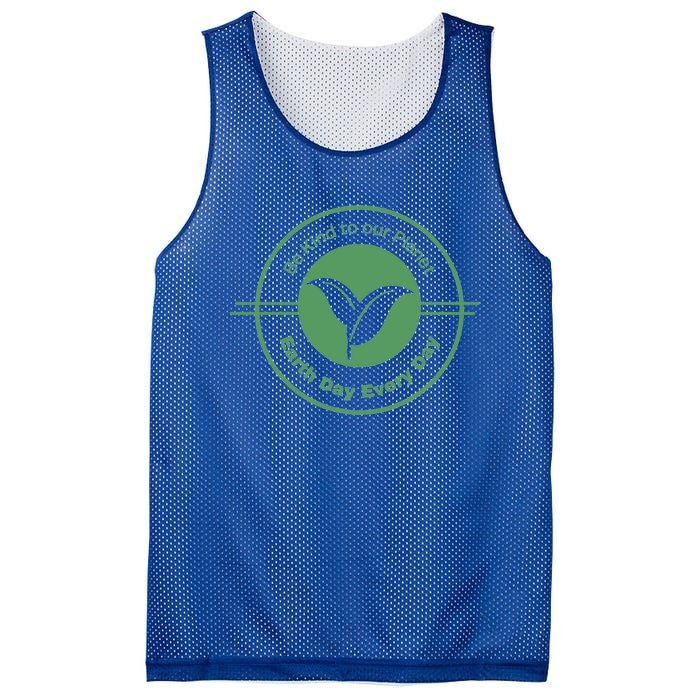 Earth Day Greener Earth Be Kind To Our Planet Eco Friendly Great Gift Mesh Reversible Basketball Jersey Tank