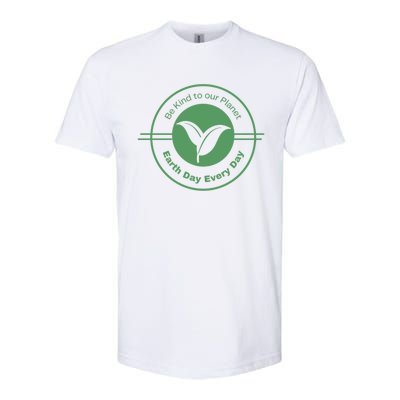 Earth Day Greener Earth Be Kind To Our Planet Eco Friendly Great Gift Softstyle CVC T-Shirt