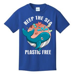 Earth Day Gift Keep The Sea Plastic Free Love Our World Cute Gift Kids T-Shirt