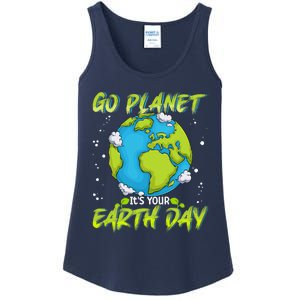 Earth Day Go Planet Its Your Earth Day Ladies Essential Tank