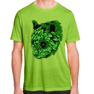 Earth Day Green Panda Foliage Women Adult ChromaSoft Performance T-Shirt