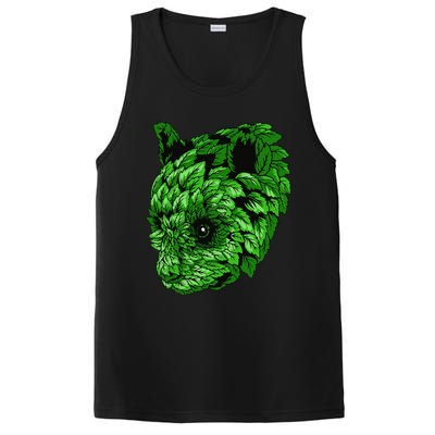 Earth Day Green Panda Foliage Women PosiCharge Competitor Tank