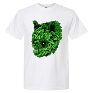 Earth Day Green Panda Foliage Women Garment-Dyed Heavyweight T-Shirt