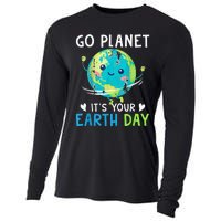 Earth Day Go planet It's Your Earth Day Cooling Performance Long Sleeve Crew