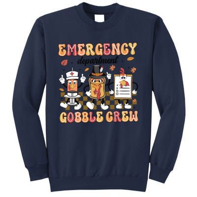 Emergency Department Gobble Crew Thanksgiving Nurse Sweatshirt