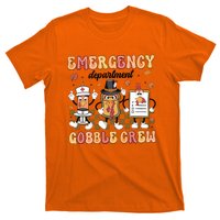 Emergency Department Gobble Crew Thanksgiving Nurse T-Shirt