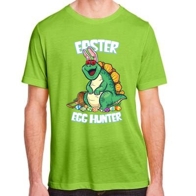 Easter Dinosaur Gift Egg Hunter Bunny Ears Stegosaurus Cute Gift Adult ChromaSoft Performance T-Shirt