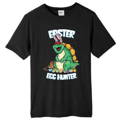 Easter Dinosaur Gift Egg Hunter Bunny Ears Stegosaurus Cute Gift Tall Fusion ChromaSoft Performance T-Shirt