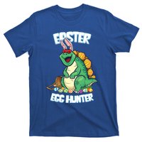 Easter Dinosaur Gift Egg Hunter Bunny Ears Stegosaurus Cute Gift T-Shirt