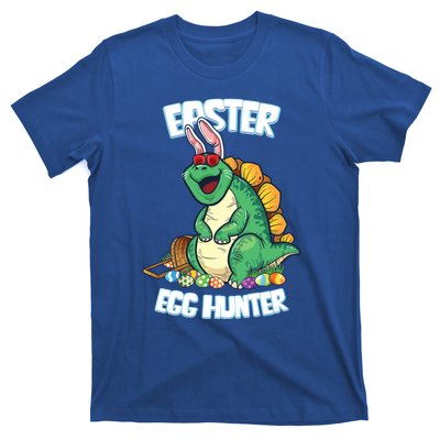 Easter Dinosaur Gift Egg Hunter Bunny Ears Stegosaurus Cute Gift T-Shirt