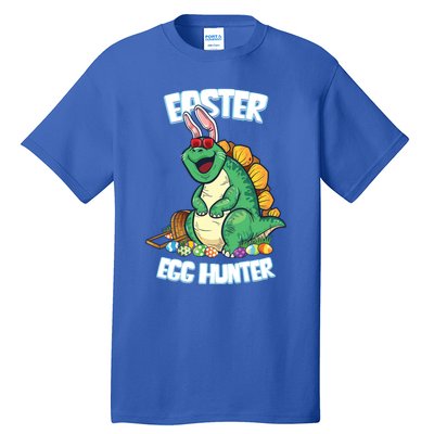 Easter Dinosaur Gift Egg Hunter Bunny Ears Stegosaurus Cute Gift Tall T-Shirt