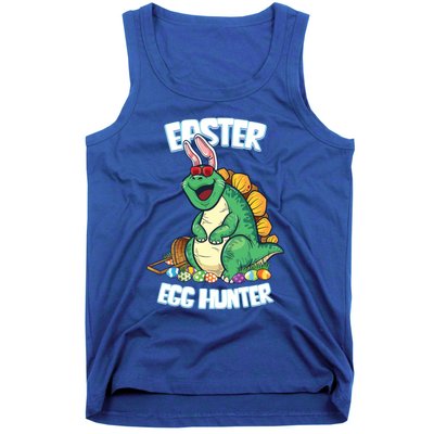 Easter Dinosaur Gift Egg Hunter Bunny Ears Stegosaurus Cute Gift Tank Top