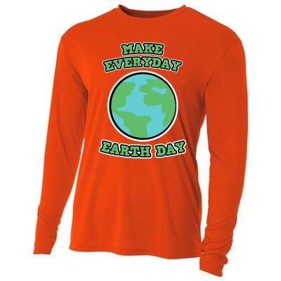 Earth Day Gift And Gift Make Everyday Earth Day Gift Cooling Performance Long Sleeve Crew