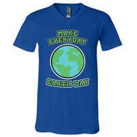 Earth Day Gift And Gift Make Everyday Earth Day Gift V-Neck T-Shirt