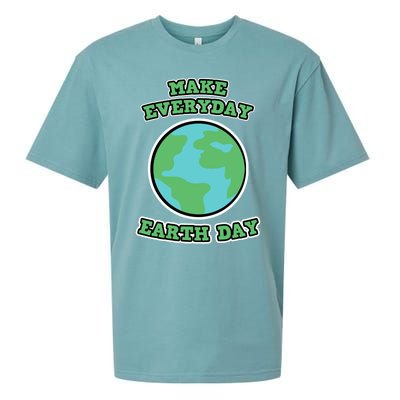 Earth Day Gift And Gift Make Everyday Earth Day Gift Sueded Cloud Jersey T-Shirt