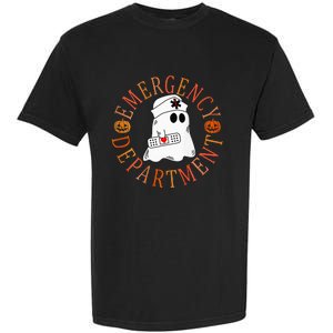 Emergency Department Halloween Emergency Room Nursing Nurse Garment-Dyed Heavyweight T-Shirt