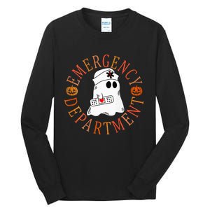 Emergency Department Halloween Emergency Room Nursing Nurse Tall Long Sleeve T-Shirt