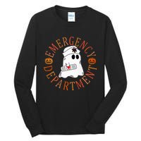 Emergency Department Halloween Emergency Room Nursing Nurse Tall Long Sleeve T-Shirt