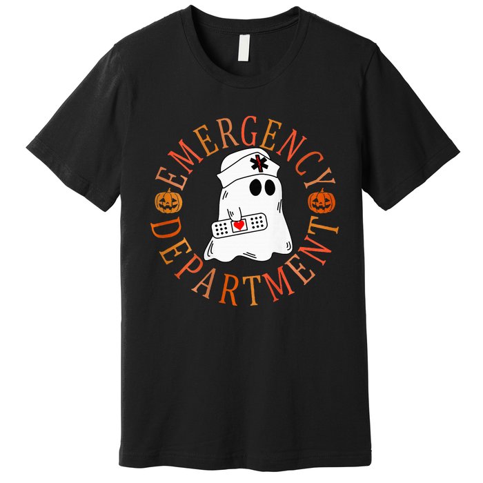 Emergency Department Halloween Emergency Room Nursing Nurse Premium T-Shirt