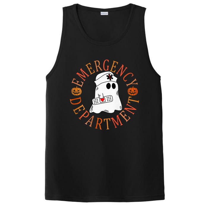 Emergency Department Halloween Emergency Room Nursing Nurse PosiCharge Competitor Tank