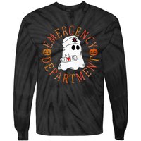 Emergency Department Halloween Emergency Room Nursing Nurse Tie-Dye Long Sleeve Shirt