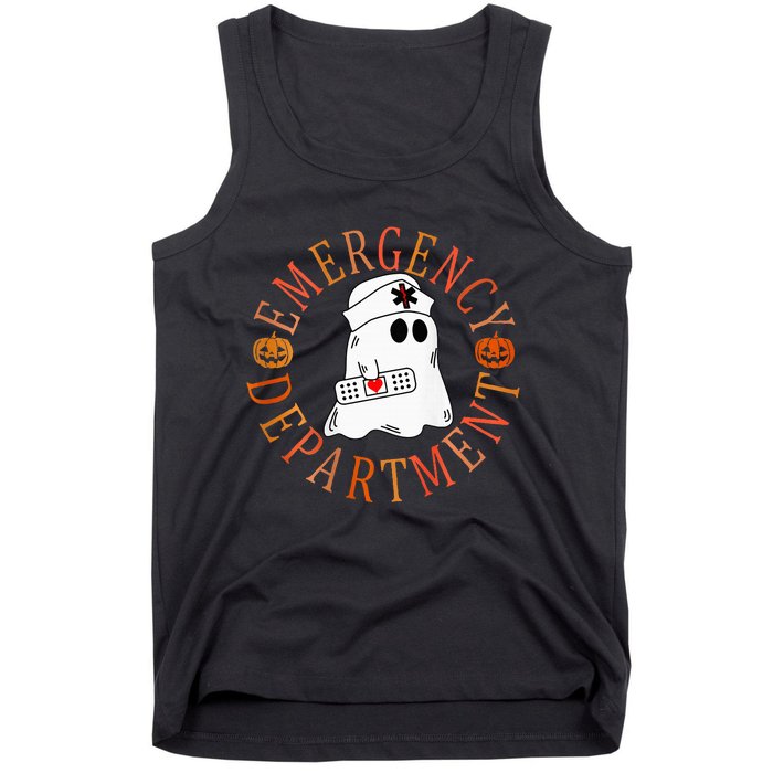 Emergency Department Halloween Emergency Room Nursing Nurse Tank Top