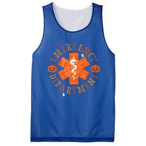 Emergency Department Halloween Emergency Room Nursing Nurse Mesh Reversible Basketball Jersey Tank