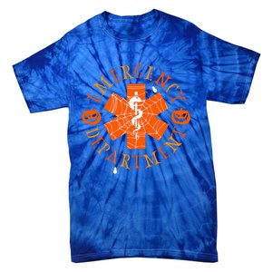 Emergency Department Halloween Emergency Room Nursing Nurse Tie-Dye T-Shirt