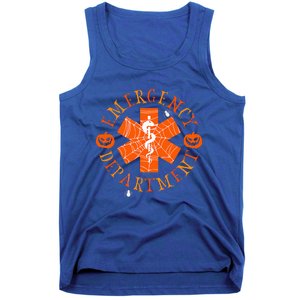 Emergency Department Halloween Emergency Room Nursing Nurse Tank Top