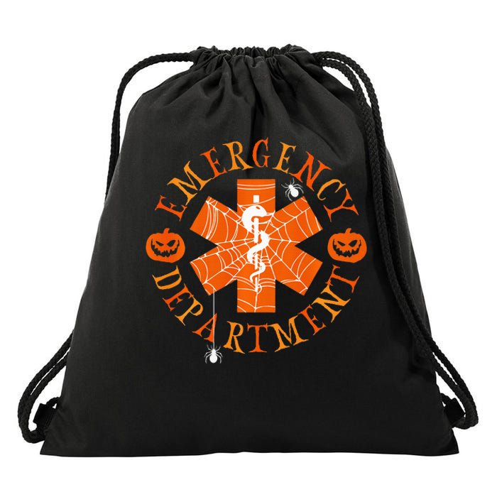 Emergency Department Halloween Emergency Room Nursing Nurse Drawstring Bag