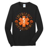 Emergency Department Halloween Emergency Room Nursing Nurse Tall Long Sleeve T-Shirt