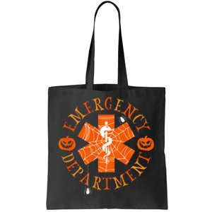 Emergency Department Halloween Emergency Room Nursing Nurse Tote Bag