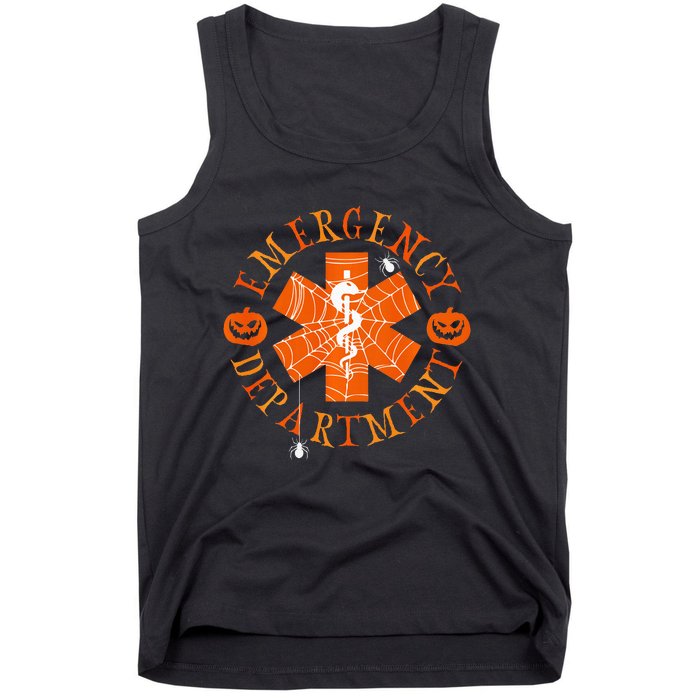 Emergency Department Halloween Emergency Room Nursing Nurse Tank Top