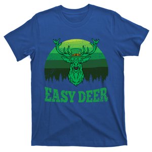 Easy Deer Hunting St Patricks Day Retro Irish Hunter Gift T-Shirt