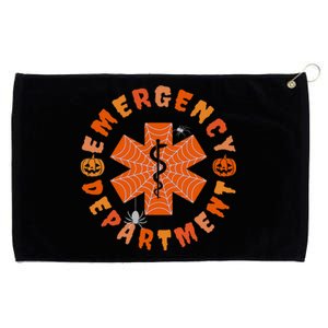 Emergency Department Halloween Emergency Room Nursing Nurse Grommeted Golf Towel