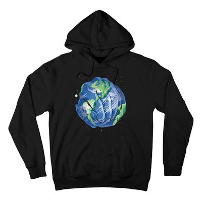 Earth Day Hands Hoodie