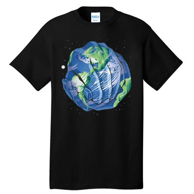 Earth Day Hands Tall T-Shirt