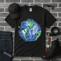 Earth Day Hands Tall T-Shirt