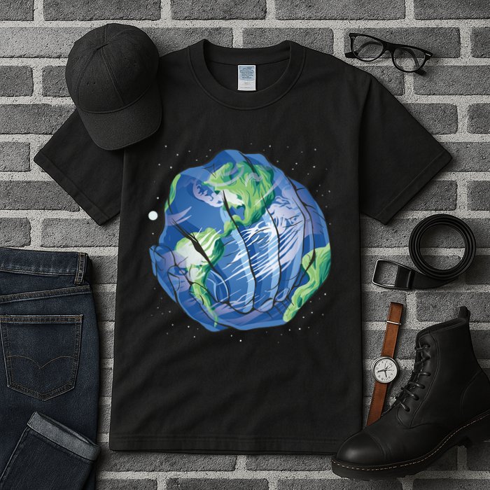 Earth Day Hands Tall T-Shirt