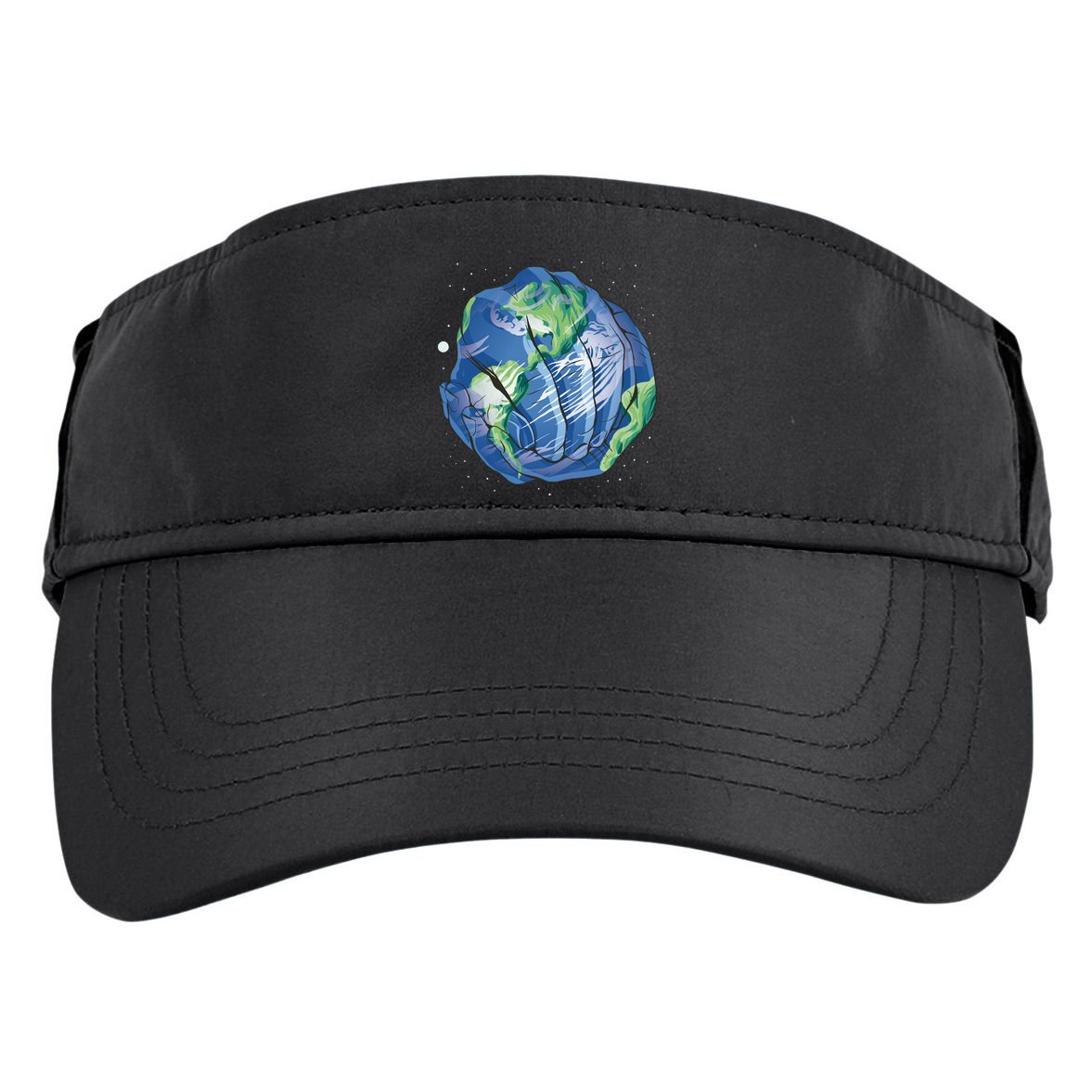 Earth Day Hands Adult Drive Performance Visor