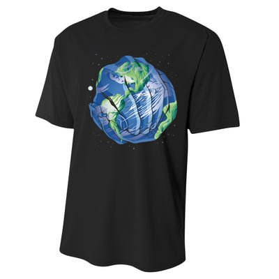 Earth Day Hands Performance Sprint T-Shirt