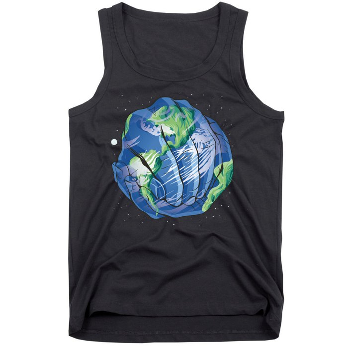 Earth Day Hands Tank Top