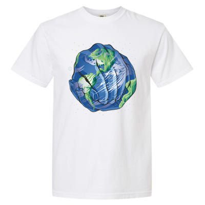 Earth Day Hands Garment-Dyed Heavyweight T-Shirt