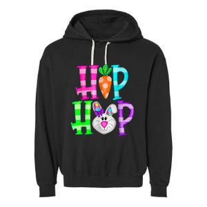 Easter Day Hip Hop Cute Bunny Funny Rabbit Garment-Dyed Fleece Hoodie