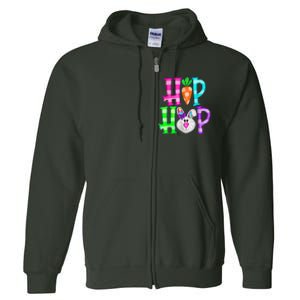 Easter Day Hip Hop Cute Bunny Funny Rabbit Full Zip Hoodie