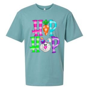 Easter Day Hip Hop Cute Bunny Funny Rabbit Sueded Cloud Jersey T-Shirt