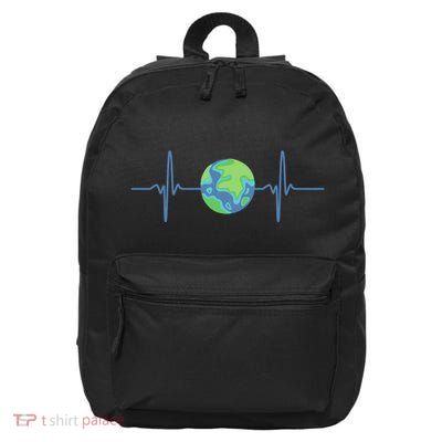 Earth Day Heartbeat 16 in Basic Backpack